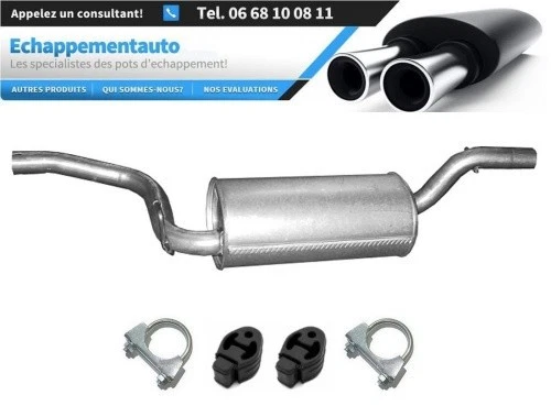 Ford Focus C-Max 1.6 16V 03–10 Silencieux central avec homologation E - Photo 1/1