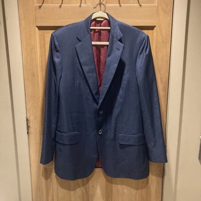 Paul Stuart "Stuart's Choice" Suit Jacket Blazer 41R Navy Blue - Image 1 of 4
