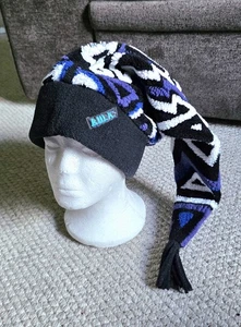 VTG BULA USA Hat One Size 90s Fleece Jester Ski Snowboard Long Stocking Cap - Picture 1 of 4