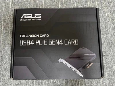 ASUS USB4 PCIE GEN4 CARD USB-C DisplayPort 1.4 PCIe 4.0 New w/Box from JP - Image 1 of 2
