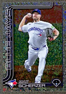 Max Scherzer 2025 Topps Serie 2 Sandglitter Blue Jays ⚾ Serie Mundial - Imagen 1 de 2