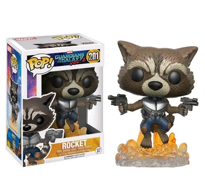 Guardians of the Galaxy Vol. 2 Rocket Raccoon Pop! Vinyl Figure #201 Foto 1 de 2