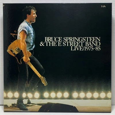 5 LP Box Set Bruce Springsteen & The E-Street Band Live 1975-85 Vinyl 1986 EX/EX - Image 1 of 4