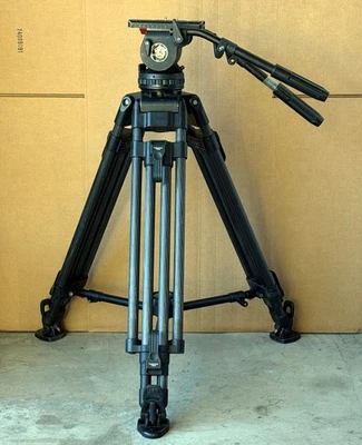 Sachtler Video 18P w/ CamGear Carbon Fiber Tripod | Mid Spreader - 18 P - Image 1 of 4