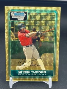 2006 Topps Bowman Chrome - SuperFractor 1st Bowman - Chris Turner - #1/1 - #BC69 - Picture 1 of 6