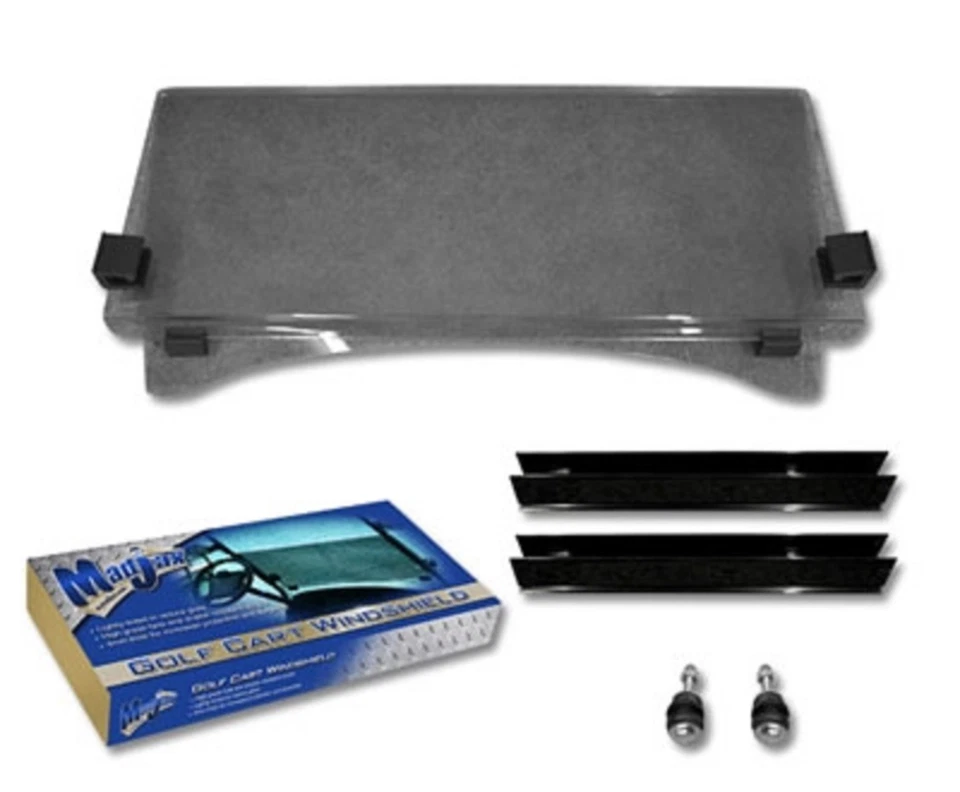 Madjax Tinted Folding Windshield | Club Car Precedent Golf Cart | MJWS1000 - Изображение 1 из 1