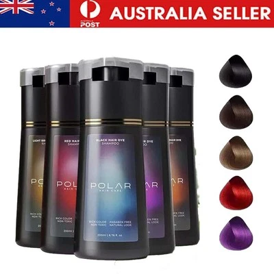 Polar Hair Dye Shampoo, 200ML Color Shampoo Hair Dye for Women & Men - image 1 of 4