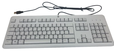 HP Tastatur KU-1156 Grau 690499-042 - USB PC Computer Keyboard Deutsch QWERTZ - Bild 1 von 4