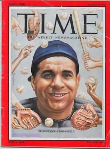 TIME not Sports Illustrated 1955 ROY CAMPENELLA Brooklyn HOF Dodger NO LABEL CGC - Picture 1 of 2