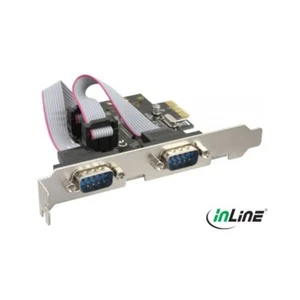 Tarjeta de interfaz inLine 76619C RS-232 2x serie 9 polos adaptador PCIe NUEVO EMBALAJE ORIGINAL - Imagen 1 de 1