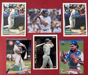 1994 TOPPS & GOLD! ROOKIE CUP MIKE PIAZZA HOF LOT (6) 1995 1996 CENTERED