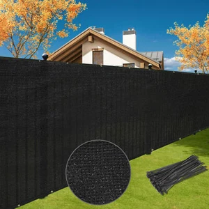 Cubierta de valla de HDPE cubierta de tenis protección visual valla red sombreado tela protección contra el viento - Imagen 1 de 13