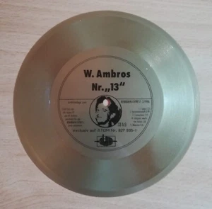 WOLFGANG AMBROS - 7" One Side PROMO Gold Flexi Disc - Nr."13" !!! - Bild 1 von 1
