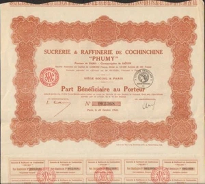 Sucrerie & Raffinerie de COCHINCHINE "PHUMY "(BARIA SAIGON) (U) - Bild 1 von 1