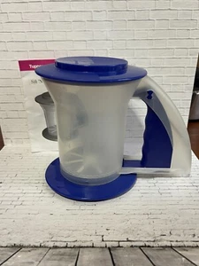 Tamiz de mano Tupperware Sift N Style Sift N Store azul con folleto - Imagen 1 de 2