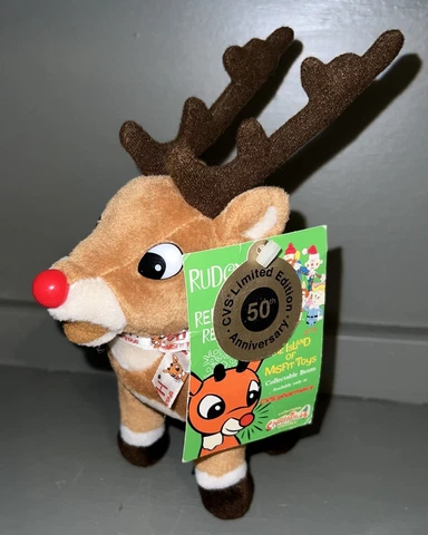 Rudolph The Red Nosed Reindeer CVS Limited Edition 50th Anniversary Plush Misfit Cover