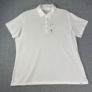 Lady Hagen Shirt Damen 2XL weiß S/S Golf Tennis Piqué Polo Performance neu mit Etikett $ 50 - Bild 1 von 7