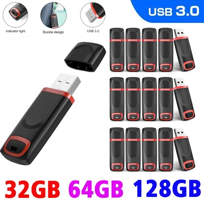 5/50Pack 32GB 64GB 128GB USB 3.0 Flash Drives Memory Stick Pen Drive Wholesale - Image 1 of 4