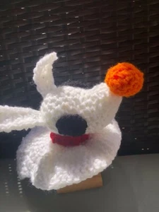 Decoración de Halloween de peluche de perro fantasma de ganchillo hecha a mano - Imagen 1 de 3