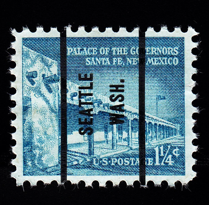 1031A Palace of the Governors 1 ¼ c Bur Precancel “Seattle Wash.” PSS-71 MNH OG - Image 1 of 1