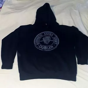 Guinness Extra Stout Harp Logo Adult M Hoodie Bottle Pocket REVIEW PHOTOS - Picture 1 of 10