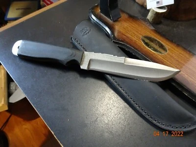 CUCHILLOS ANZA #500 DUNE FIELD-M 11" O.A 1085 LIMA HOJA ACERO MANGO MICARTA NEGRO Foto 1 de 4