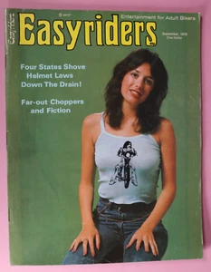 Easyriders September 1976 Vintage Motorcycle Magazine David Mann Centerfold - Picture 1 of 12