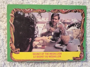 Raiders Of The Lost Ark #34 Trading Card O-Pee-Chee 1981 Secret of the Medallion - Imagen 1 de 2