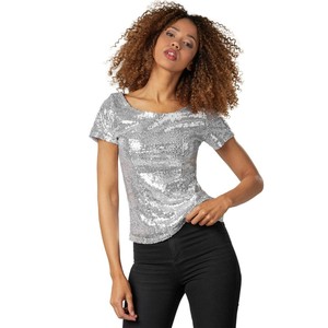 maglie con paillettes e brillantini