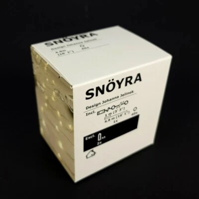 Cadena de luces LED IKEA Snoyra con 40 luces 16 pies interior plateado a batería Foto 1 de 4