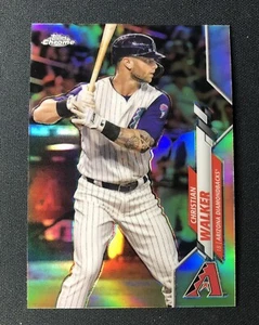 2020 Topps Chrome Christian Walker Refractor #27 Arizona Diamondbacks - Picture 1 of 2