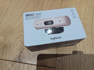 Kamera internetowa Logitech Brio 500 Full HD 1080p 720p 4MP - różowy róż - Zdjęcie 1 z 2