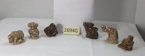 6 RED ROSE TEA WADE FIGURINES VINTAGE MADE IN ENGLAND - Picture 1 of 10