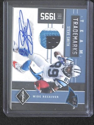 2011 Panini Limited Patch Autograph #5 Steve Smith Sr. No 9 of 10 - Image 1 of 2