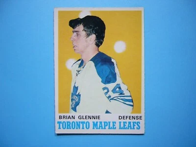 1970/71 O-PEE-CHEE NHL HOCKEY CARD #216 BRIAN GLENNIE ROOKIE EX/NM SHARP!! OPC - Image 1 of 2
