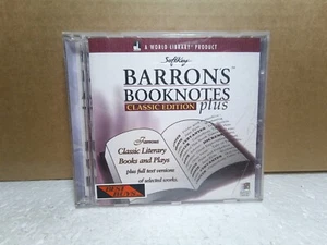 Barron's Booknotes Plus Classic Edition CD-ROM 1996 SoftKey Complete Windows DOS - Picture 1 of 4