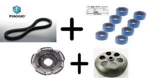 KIT FRIZIONE TOP CINGHIA ORIGINALE 8 RULLI CAMPANA PIAGGIO X9 EVOLUTION 500 2007 - Imagen 1 de 1