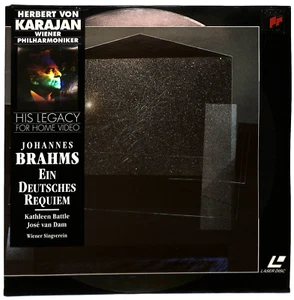 EBOND Herbert Von Karajan Brahms PAL Laser Disc LD014105 - Imagen 1 de 2