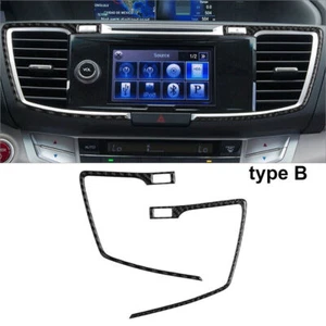For Honda Accord Carbon Fiber Central Console Inner Frame Cover Trim Type B - Picture 1 of 11