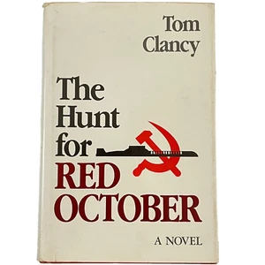 THE HUNT FOR RED OCTOBER by Tom Clancy 1st ed. Naval Institute Press 7th print - Foto 1 di 7