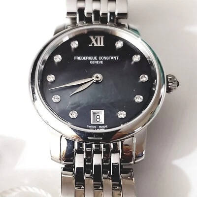 FC-220MPBD1S26B FREDERIQUE ПОСТОЯННЫЙ GENEVE КЛАССИКА SLIMLINE ЖЕНСКИЕ ЧАСЫ EC-124 - Изображение 1 из 4