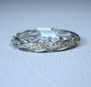 0.33 ct tw Natural Diamonds 14K White Gold Ladies Eternity Band Was $2,195 Video - Picture 1 of 10