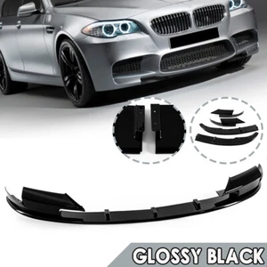 Gloss Front Bumper Lip Diffuser Splitters Body Kit For BMW F10 5 Series 2011-16 - Bild 1 von 12