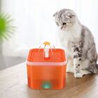 Pet Water Dispenser Cat Drinking Fountain Cats Feeder with LED Lighting