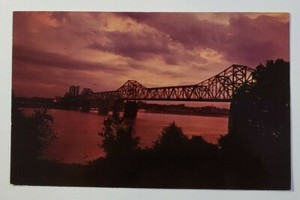 George Rogers Clark Mem. Bridge ~ Louisville, KY. - Post Card/Unposted -#6CK2744