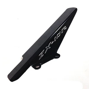Black Aluminum Chain Guards Cover Fit For Kawasaki Ninja ZX10R ZX-10R 2004-2005 - Picture 1 of 3
