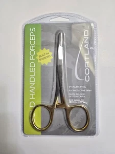 Cortland Fairplay Goldgriff 5,5" Pinzette Fliegenfischen Werkzeug Neu & Versiegelt - Bild 1 von 2