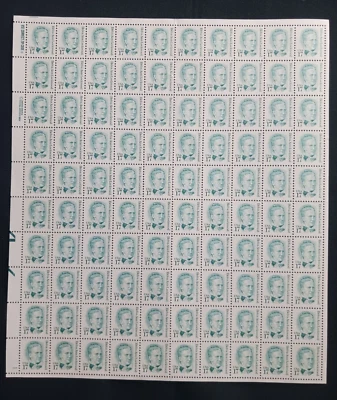 Scott #2178 Great Americans Belva Ann Lockwood Sheet of 100 17c Stamps - Image 1 of 2