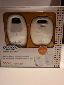 Graco Simple Sounds Analog Baby Monitor 500ft