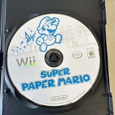 Nintendo WII SUPER PAPER MARIO Video Game DISC ONLY - Image 1 of 3